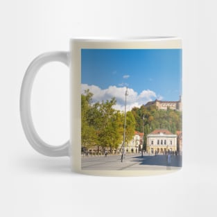 Congress Square in Ljubljana, Slovenia Mug